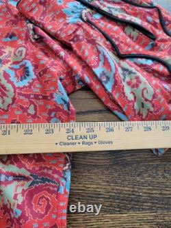 Custom Made Vintage Rockabilly Western Floral Print Pearl Snap WESTERN SHIRT