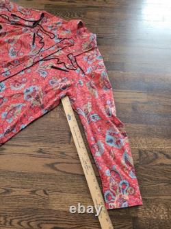 Custom Made Vintage Rockabilly Western Floral Print Pearl Snap WESTERN SHIRT