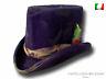 Dandy Western antiqued top hat handmade in Italy