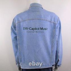 Denim Trucker Jacket EMI Capitol Music Promotional Market Jacket Vintage Western