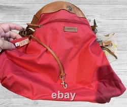 Dooney Bourke Brown Country Western Cowboy Hat Boots Lasso Texas Large Hobo Bag
