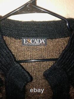 ESCADA AUTHENTIC VINTAGE Made In Western Germany Superkid-Mohair Sweater Size L