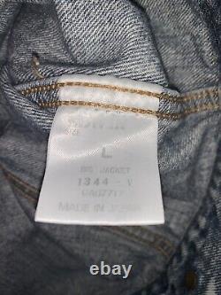 Edwin Acid Wash Blue Denim Jean Jacket Japan Men's Size Large Vintage