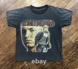 Eminem Men's T Shirt 8 Mile Rap Hip Hop Movie VTG 90s 2000s Black Size M