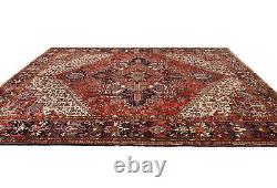 Extra Large Floral Style Wool 10X12 Farmhouse Oriental Rug Hand-Knotted Carpet
