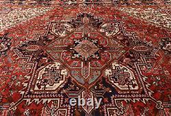 Extra Large Floral Style Wool 10X12 Farmhouse Oriental Rug Hand-Knotted Carpet