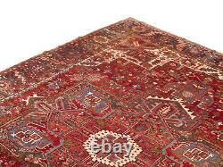 Extra Large Floral Style Wool 10X13 Semi Antique Oriental Rug Handmade Carpet