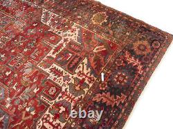 Extra Large Floral Style Wool 10X13 Semi Antique Oriental Rug Handmade Carpet