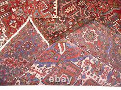 Extra Large Floral Style Wool 10X13 Semi Antique Oriental Rug Handmade Carpet