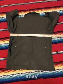 FILSON Vtg 1940s 50s Union Made WOOL Crusier Jacket Shirt mackinaw military L