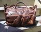 FRYE Dark Brown Leather Boho Handbag Satchel Shoulder Woven Large Tote Hobo Rare
