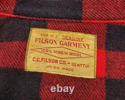 Filson Vintage Mackinaw 1940s 1950s Wool Cruiser Union Made Unreal Condition