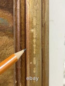 Fine Antique 1939 WPA California MINING Regionalist Landscape Oil Painting