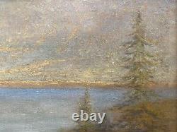 Fine Antique Old California Impressionist Landscape Oil Painting, CROSS 1902
