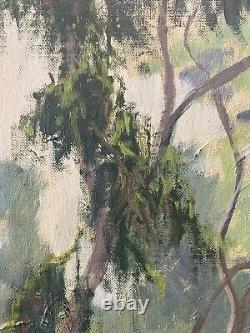 Fine Antique Old California Plein Air Landscape Oil Painting, ADDISON JOHNSON