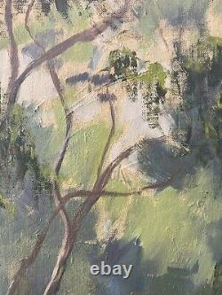 Fine Antique Old California Plein Air Landscape Oil Painting, ADDISON JOHNSON