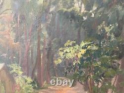 Fine Antique Old California Plein Air Landscape Oil Painting, ADDISON JOHNSON