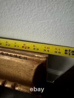 Fine Classical Nude Figurative Oil Painting Floral Crown Vtg Antique Style