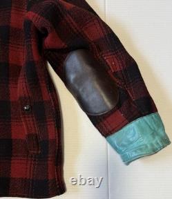 GREAT WESTERN SPORTSWEAR Vintage 40's Buffalo Plaid Mackinaw Jacket X-Large