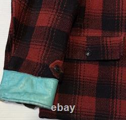 GREAT WESTERN SPORTSWEAR Vintage 40's Buffalo Plaid Mackinaw Jacket X-Large
