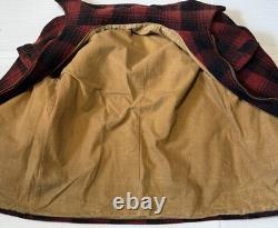 GREAT WESTERN SPORTSWEAR Vintage 40's Buffalo Plaid Mackinaw Jacket X-Large