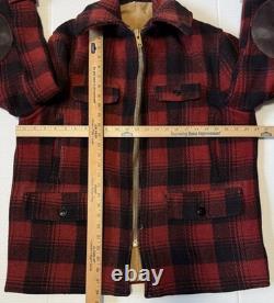 GREAT WESTERN SPORTSWEAR Vintage 40's Buffalo Plaid Mackinaw Jacket X-Large