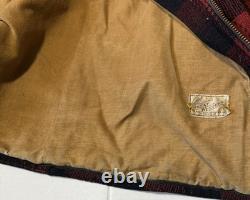 GREAT WESTERN SPORTSWEAR Vintage 40's Buffalo Plaid Mackinaw Jacket X-Large