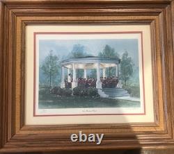 Gary Hawk Signed And Numbered Lithograph Iola Municipal bandBonus Signature