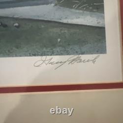 Gary Hawk Signed And Numbered Lithograph Iola Municipal bandBonus Signature