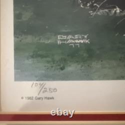 Gary Hawk Signed And Numbered Lithograph Iola Municipal bandBonus Signature