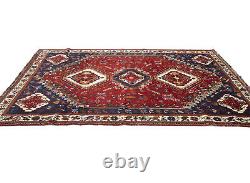 Geometric Tribal Style Handmade Large 7X10 Oriental Wool Rug Boho Decor Carpet