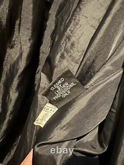 Gorgeous OOAK DIRECT ACTION Vintage Leather Western Duster Trench Coat Sz Large