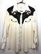 H BAR C California Ranchwear Embroidered Longtail Western Snap Shirt Large
