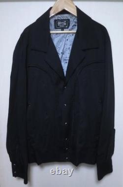 H BAR C Western Jacket L Black Embroidered Bolero