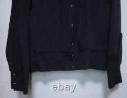 H BAR C Western Jacket L Black Embroidered Bolero