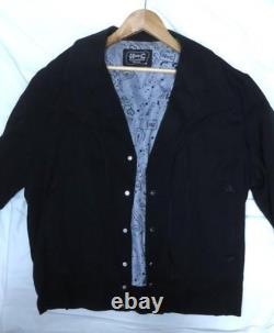 H BAR C Western Jacket L Black Embroidered Bolero