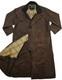 HOT Men's BARBOUR STOCKMAN CORDUROY Collar PLAID LINED BROWN WAXED TRENCH COAT L