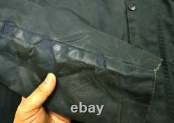 HOT VINTAGE Men's BARBOUR A105 BEDALE PARKA PLAID LINED GRAY WAXED Jacket C44 L