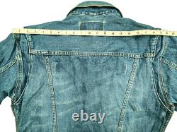 HOT VTG 50's REPRO Men's WRANGLER @ 111MJ SELVEDGE 6 Dots JACKET Denim Jeans L