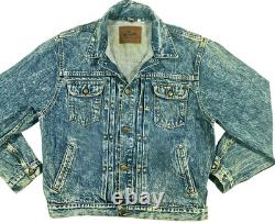 HOT VTG 50's REPRO Men's WRANGLER @ 11MJ SANFORIZE 12 Dots DENIM JACKET Jeans L