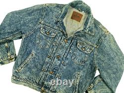 HOT VTG 50's REPRO Men's WRANGLER @ 11MJ SANFORIZE 12 Dots DENIM JACKET Jeans L