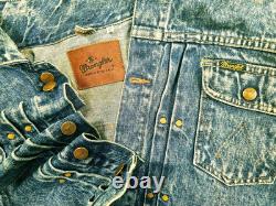 HOT VTG 50's REPRO Men's WRANGLER @ 11MJ SANFORIZE 12 Dots DENIM JACKET Jeans L