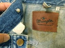 HOT VTG 50's REPRO Men's WRANGLER @ 11MJ SANFORIZE 12 Dots DENIM JACKET Jeans L
