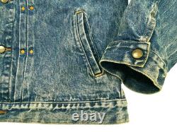 HOT VTG 50's REPRO Men's WRANGLER @ 11MJ SANFORIZE 12 Dots DENIM JACKET Jeans L
