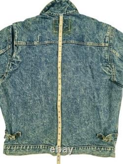 HOT VTG 50's REPRO Men's WRANGLER @ 11MJ SANFORIZE 12 Dots DENIM JACKET Jeans L