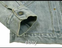 HOT VTG 50's REPRO Men's WRANGLER @ 11MJZ WESTERN Zipper JACKET Denim L (Fit M)