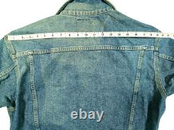 HOT VTG 90's Men LEE 0412 SANFORIZED TRUCKER 1 Pck Denim JACKET Jeans L (Fit M)