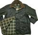 HOT VTG Men's BARBOUR A150 BEAUFORT PARKA LINED OLIVE WAXED COAT Jacket C44 L-XL