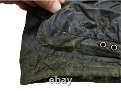 HOT VTG Men's BARBOUR A150 BEAUFORT PARKA LINED OLIVE WAXED COAT Jacket C44 L-XL