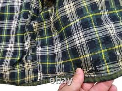 HOT VTG Men's BARBOUR A150 BEAUFORT PARKA LINED OLIVE WAXED COAT Jacket C44 L-XL